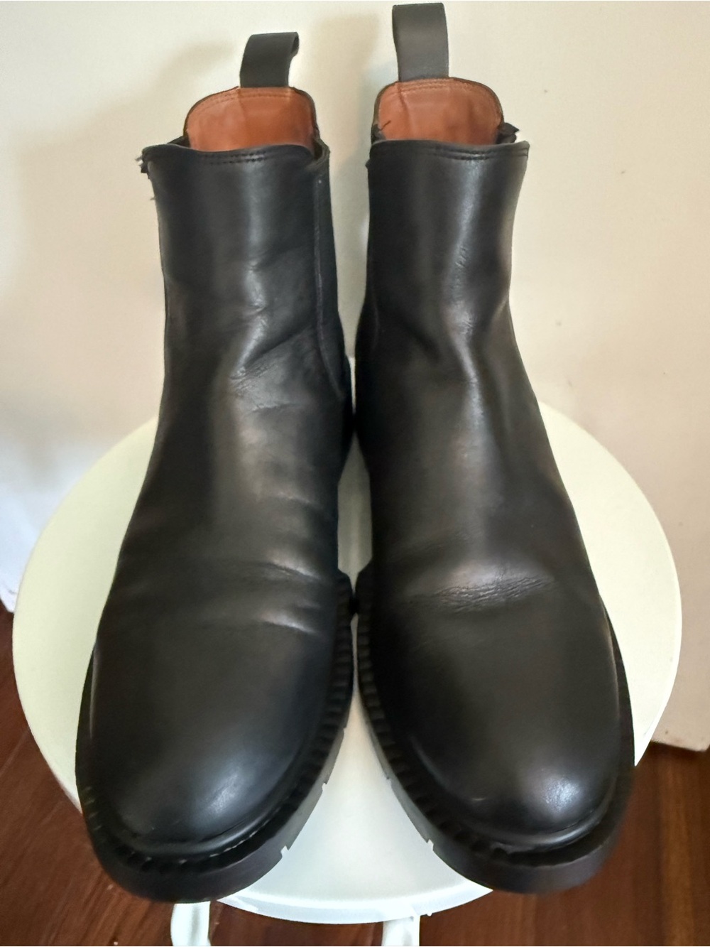 Coach Lyden Bootie. Black Leather Chelsea Ankle Boot for Women - Picture 4 of 7